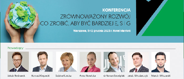 Zrównoważony rozwój - co zrobić aby być bardziej E S i G