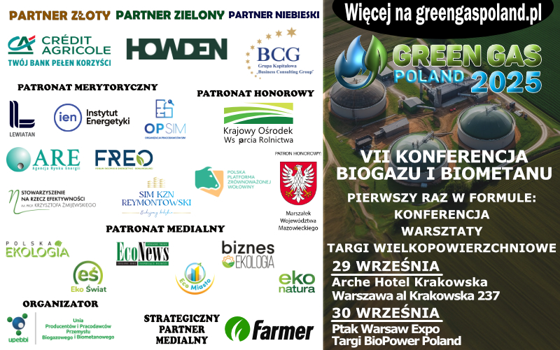Green Gas Poland 2025 program i wydarzenia